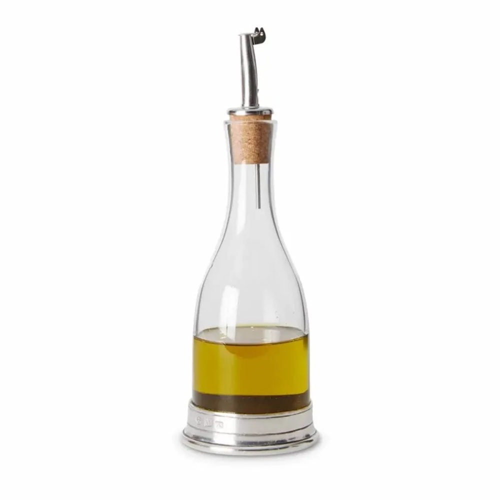 MATCH Pewter Italian Oil Cruet / Olive Oil Bottle